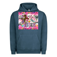 Pigment Midnight Navy He is risen 20oz tumbler Urban Hoodie - Neo Western
