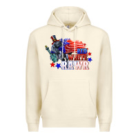 Red White Rawr 4th Of July Premium Hoodie | Teevron