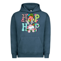 Pigment Midnight Navy Hip hop Happy Easter Urban Hoodie - Neo Western