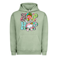 Pigment Oil Green Hip hop Happy Easter Urban Hoodie - Neo Western