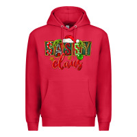 Cardinal christmas sassy claus Premium Hoodie - FaDigitalArtStudio