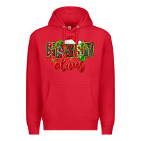 Red christmas sassy claus Premium Hoodie - FaDigitalArtStudio