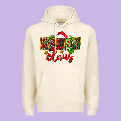 Christmas Sassy Claus Premium Hoodie Designed By Fadigitalartstudio