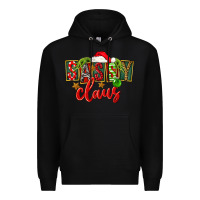 Black christmas sassy claus Premium Hoodie - FaDigitalArtStudio