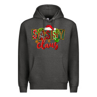 Charcoal Heather christmas sassy claus Premium Hoodie - FaDigitalArtStudio
