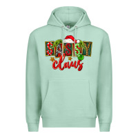 Seafoam christmas sassy claus Premium Hoodie - FaDigitalArtStudio