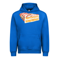 Cobalt white christmas cake Urban Hoodie - FaDigitalArtStudio