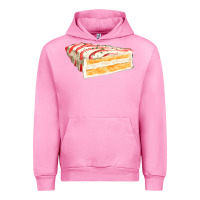 Fuchsia Pink white christmas cake Urban Hoodie - FaDigitalArtStudio