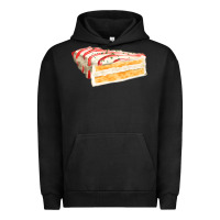 Pigment Black white christmas cake Urban Hoodie - FaDigitalArtStudio