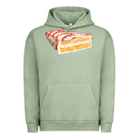 Pigment Oil Green white christmas cake Urban Hoodie - FaDigitalArtStudio