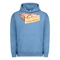 Pigment Pebble Blue white christmas cake Urban Hoodie - FaDigitalArtStudio