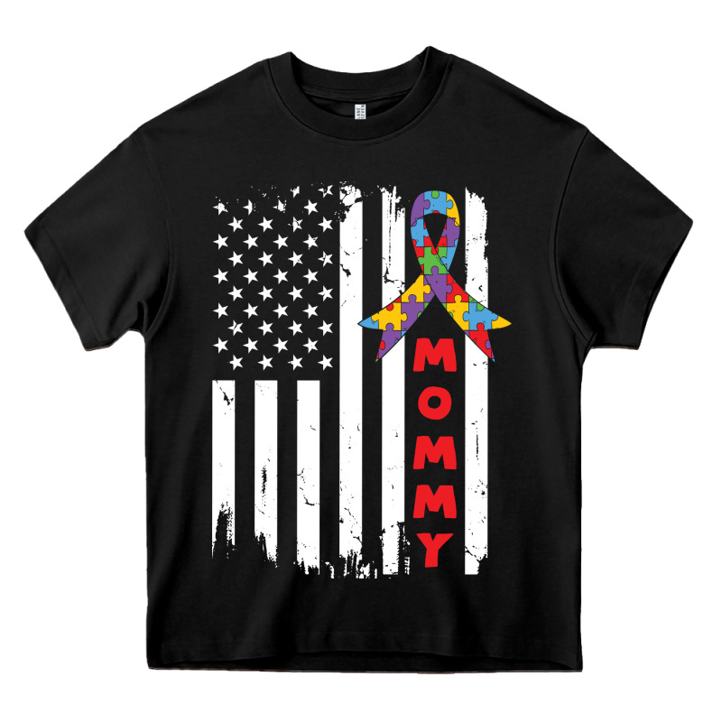 Lil Autism Mom Heavy Core Tee by CowhideDigitalArt | Teevron