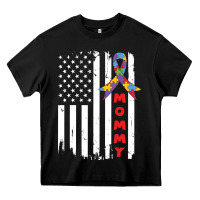 Black lil autism mom Heavy Core Tee - CowhideDigitalArt