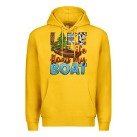 Lemon lake life floats my boat Premium Hoodie - HRA Design Shop