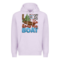 Lilac lake life floats my boat Premium Hoodie - HRA Design Shop