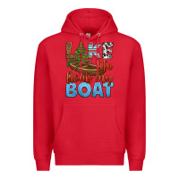 Red lake life floats my boat Premium Hoodie - HRA Design Shop