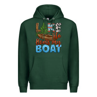 Sports Green lake life floats my boat Premium Hoodie - HRA Design Shop