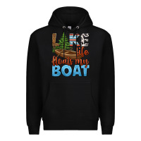 Black lake life floats my boat Premium Hoodie - HRA Design Shop