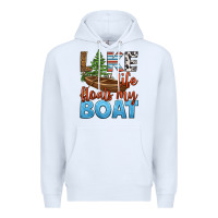White lake life floats my boat Premium Hoodie - HRA Design Shop