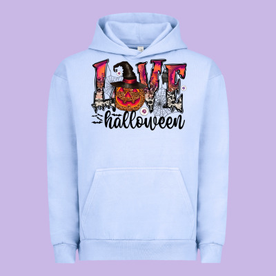 Love Halloween Urban Hoodie Designed By Cowhidedigitalart