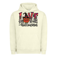 Pigment Pistachio love halloween Urban Hoodie - CowhideDigitalArt