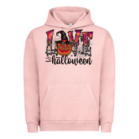 Pigment Salmon love halloween Urban Hoodie - CowhideDigitalArt