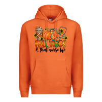 Carrot fall vibes and that nurse life Premium Hoodie - CowhideDigitalArt