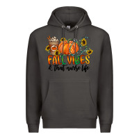 Smoke fall vibes and that nurse life Premium Hoodie - CowhideDigitalArt