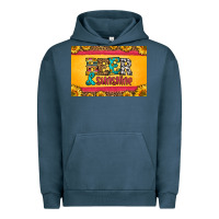 Pigment Midnight Navy beer and sunshine skinny metal can holder Urban Hoodie - HRA Design Shop