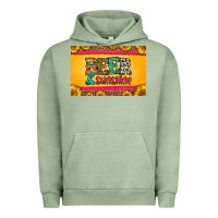 Pigment Oil Green beer and sunshine skinny metal can holder Urban Hoodie - HRA Design Shop