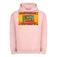 Pigment Salmon beer and sunshine skinny metal can holder Urban Hoodie - HRA Design Shop