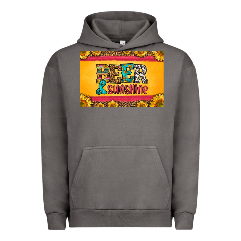 Beer And Sunshine Skinny Metal Can Holder Urban Hoodie by HRA Design Shop | Teevron