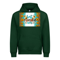 Forest Green best teacher ever skinny metal can holder Urban Hoodie - HRA Design Shop