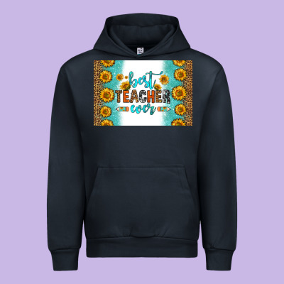Best Teacher Ever Skinny Metal Can Holder Urban Hoodie Designed By Hra Design Shop