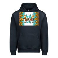 Navy best teacher ever skinny metal can holder Urban Hoodie - HRA Design Shop