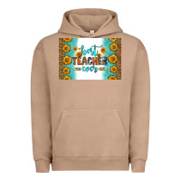 Pigment Burro best teacher ever skinny metal can holder Urban Hoodie - HRA Design Shop