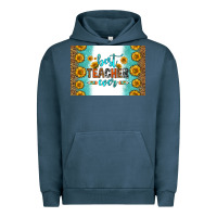 Pigment Midnight Navy best teacher ever skinny metal can holder Urban Hoodie - HRA Design Shop