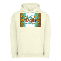 Pigment Pistachio best teacher ever skinny metal can holder Urban Hoodie - HRA Design Shop