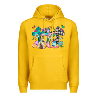 Lemon Western rabbit with Cross and flowers Premium Hoodie - Neo Western