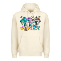 Sandshell Western rabbit with Cross and flowers Premium Hoodie - Neo Western