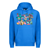 True Royal Western rabbit with Cross and flowers Premium Hoodie - Neo Western