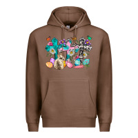 Chestnut Western rabbit with Cross and flowers Premium Hoodie - Neo Western