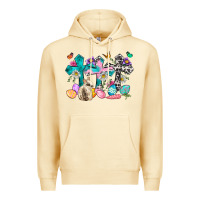 Pina Colada Western rabbit with Cross and flowers Premium Hoodie - Neo Western
