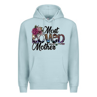 Blue Mist most loved mother Premium Hoodie - SublimationCraftShop