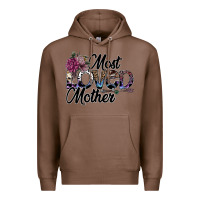 Chestnut most loved mother Premium Hoodie - SublimationCraftShop