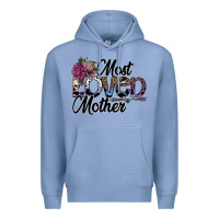 Colony Blue most loved mother Premium Hoodie - SublimationCraftShop