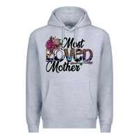 Heather Grey most loved mother Premium Hoodie - SublimationCraftShop