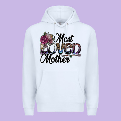 Most Loved Mother Premium Hoodie Designed By Sublimationcraftshop