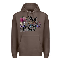Coffee most loved mother Premium Hoodie - SublimationCraftShop