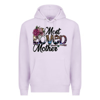 Lilac most loved mother Premium Hoodie - SublimationCraftShop